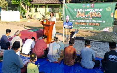 Semarakkan Idul Adha, SMAN 1 Grabagan Gelar Shalat Id dan Tekankan Moderasi Beragama